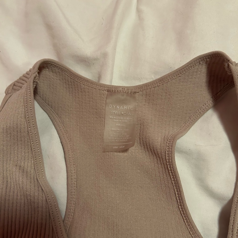 Ribbed Racerback Bralette - Picture 2 of 4